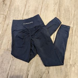 Alphalete Amplify leggings in blue, XS